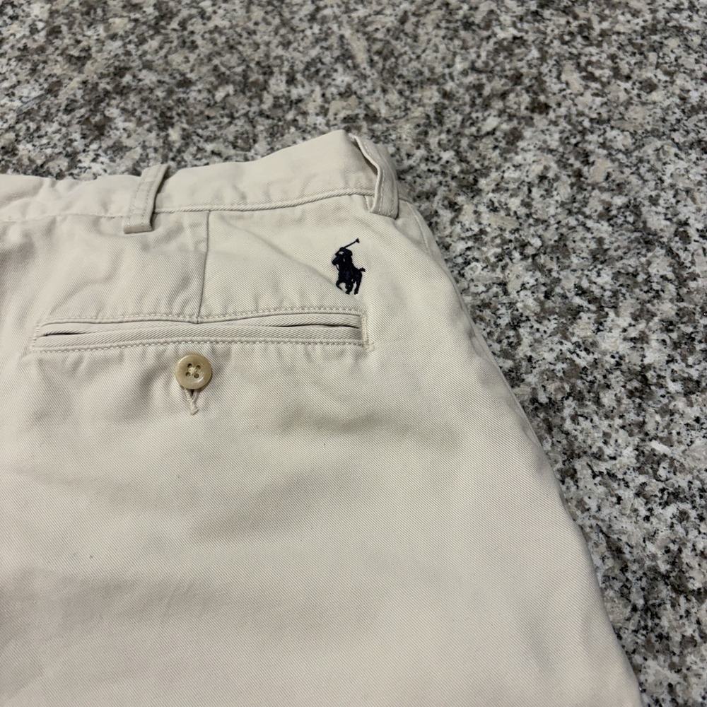 Polo Ralph Lauren Men's Beige Chino Pants 34x30 Classic Fit Straight Twill